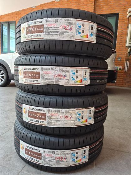 ขายยาง Bridgestone Alenza 001 ขนาด 215 55 R18 ยางใหม่ปี 26 (แถมจุ๊บลม) รูปที่ 2