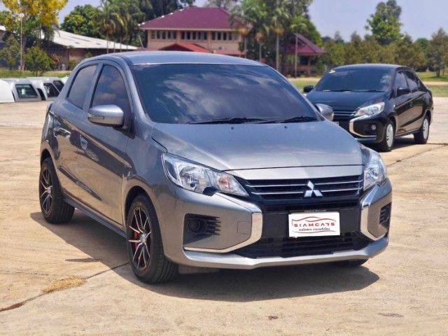 Mitsubishi Mirage 2021 1.2 ACTIVE Sedan เบนซิน ไม่ติดแก๊ส เกียร์อัตโนมัติ เทา รูปที่ 2