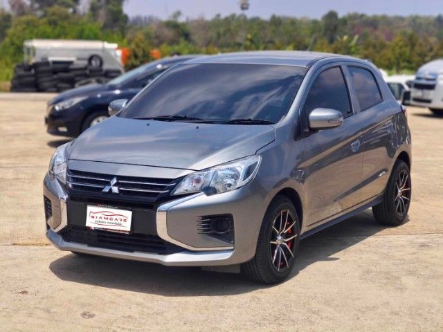 Mitsubishi Mirage 2021 1.2 ACTIVE Sedan เบนซิน ไม่ติดแก๊ส เกียร์อัตโนมัติ เทา รูปที่ 3