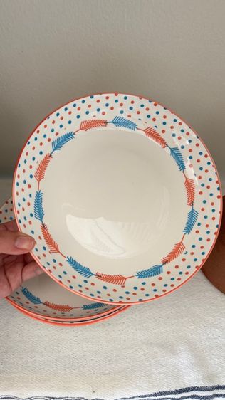 ชุดจานชาม 7 ใบ ใบละ 15 บาท รูปที่ 4