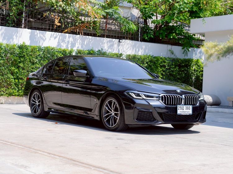 BMW Series 5 2021 520d Sedan ดีเซล ไม่ติดแก๊ส เกียร์อัตโนมัติ ดำ