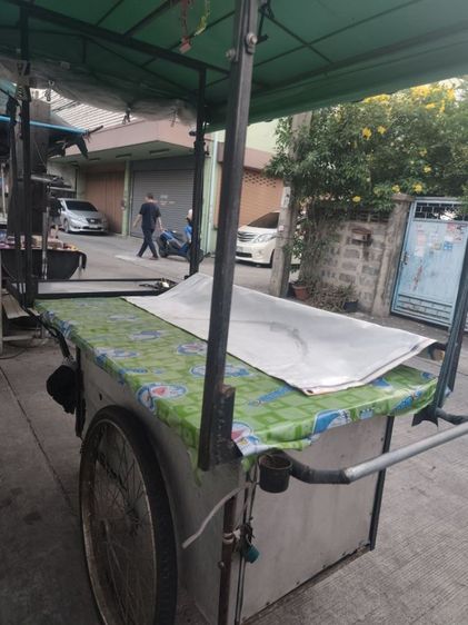 รถเข็นขายของพร้อมหลังคา ผ้าใบ รูปที่ 4