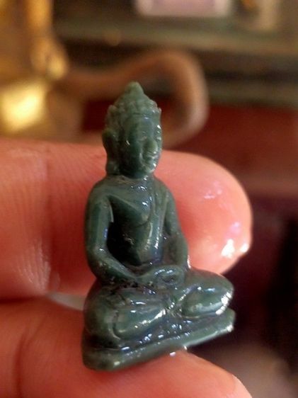 พระเชียงแสนหยก พระอาจารย์ตั้ว ศิษย์หลวงพ่อกวยสร้าง หลวงปู่หมุนวัดบ้านจานเสกหายากมาก รูปที่ 2