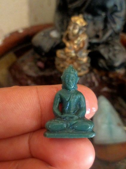 พระเชียงแสนหยก พระอาจารย์ตั้ว ศิษย์หลวงพ่อกวยสร้าง หลวงปู่หมุนวัดบ้านจานเสกหายากมาก รูปที่ 6