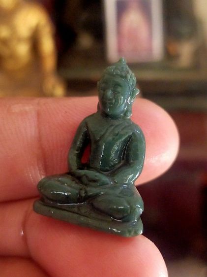 พระเชียงแสนหยก พระอาจารย์ตั้ว ศิษย์หลวงพ่อกวยสร้าง หลวงปู่หมุนวัดบ้านจานเสกหายากมาก รูปที่ 5