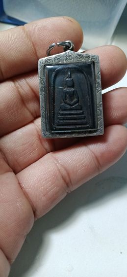 พระสมเด็จเนื้อไม้งิ้วดำ เก่าสวยไม่ทราบที่ รูปที่ 3