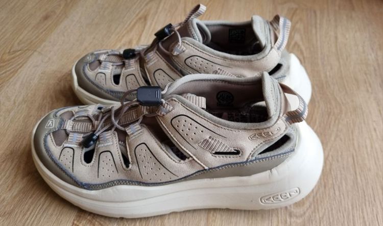 รองเท้าลำลองรัดส้น เบอร์ 37(EU) สีกากี รูปที่ 2