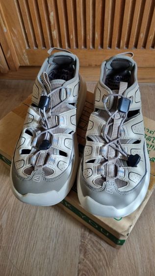 รองเท้าลำลองรัดส้น เบอร์ 37(EU) สีกากี รูปที่ 18