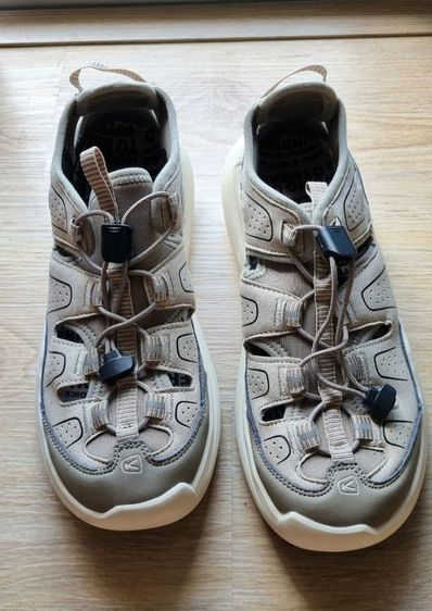 รองเท้าลำลองรัดส้น เบอร์ 37(EU) สีกากี รูปที่ 6