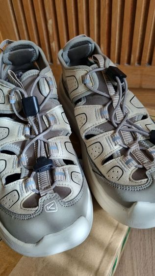 รองเท้าลำลองรัดส้น เบอร์ 37(EU) สีกากี รูปที่ 17