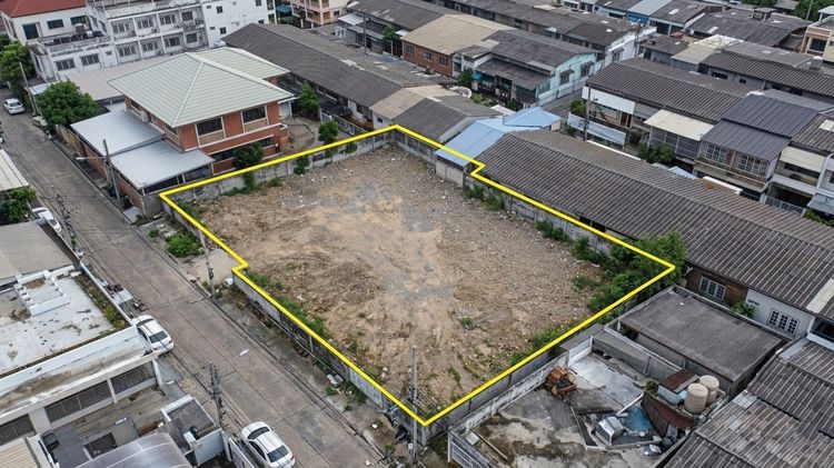 ขายที่ดิน 95 ตร.ว. ย่านเพชรบุรี ผังสีน้ำตาล ทำเลหายาก ใกล้แอร์พอร์ตลิงค์ หัวหมาก