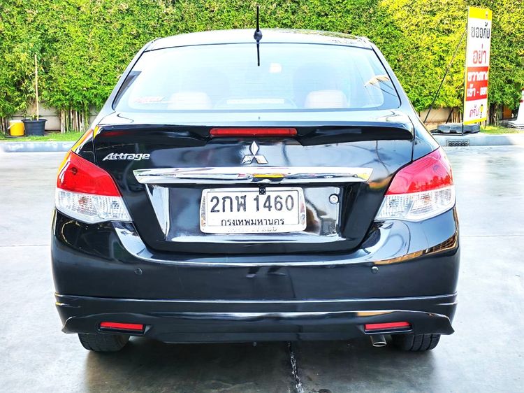 Mitsubishi Attrage 2013 1.2 GLX Sedan เบนซิน ไม่ติดแก๊ส เกียร์อัตโนมัติ ดำ รูปที่ 4