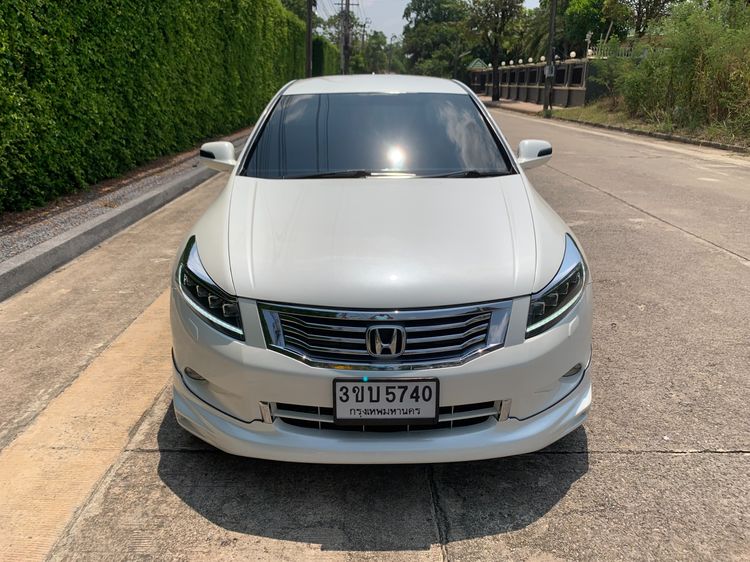 Honda Accord 2012 2.0 EL Sedan เบนซิน ไม่ติดแก๊ส เกียร์อัตโนมัติ ขาว รูปที่ 2