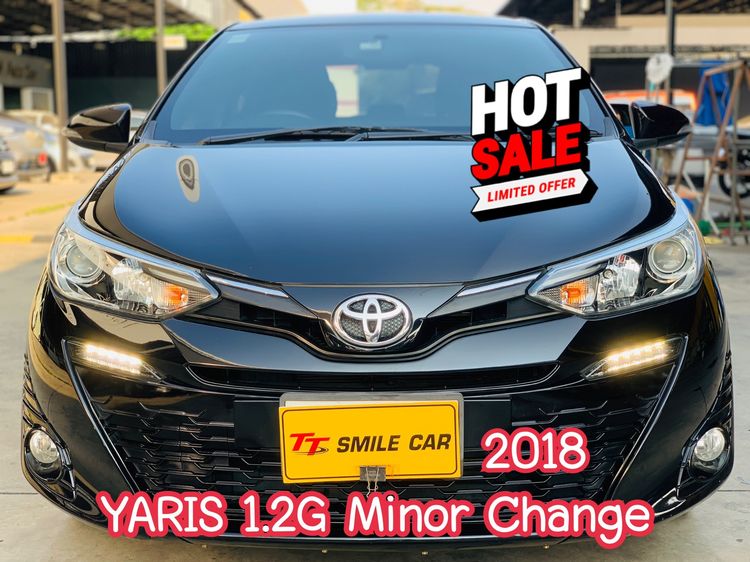 รถ Toyota Yaris 1.2 G สี ดำ