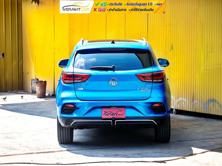 MG ZS 2022 EV Utility-car ไฟฟ้า ไม่ติดแก๊ส เกียร์อัตโนมัติ น้ำเงิน รูปที่ 4