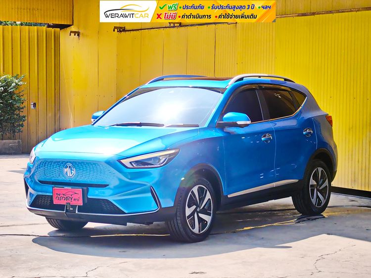 MG ZS 2022 EV Utility-car ไฟฟ้า ไม่ติดแก๊ส เกียร์อัตโนมัติ น้ำเงิน รูปที่ 3