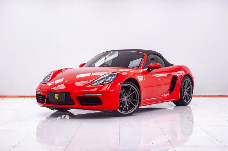 รถ Porsche 718 2.0 Boxster สี ส้ม