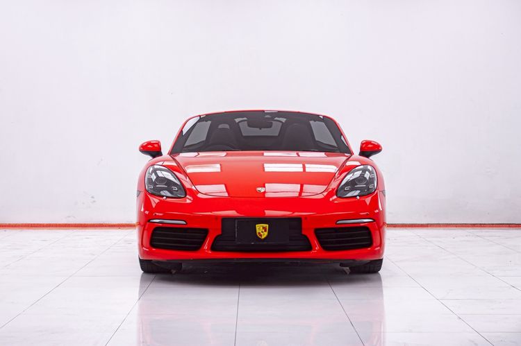 Porsche 718 2017 2.0 Boxster Sedan เบนซิน ไม่ติดแก๊ส เกียร์อัตโนมัติ ส้ม รูปที่ 4