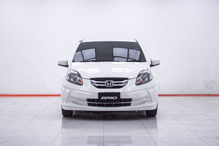 Honda Brio 2015 1.2 Amaze V Sedan เบนซิน ไม่ติดแก๊ส เกียร์อัตโนมัติ ขาว รูปที่ 4
