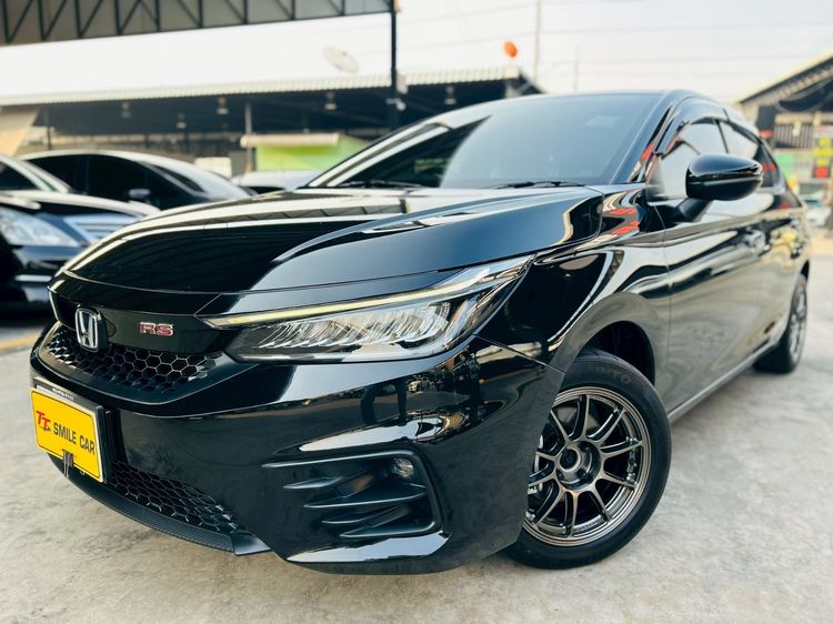 Honda City 2022 1.0 RS Sedan เบนซิน ไม่ติดแก๊ส เกียร์อัตโนมัติ ดำ รูปที่ 2