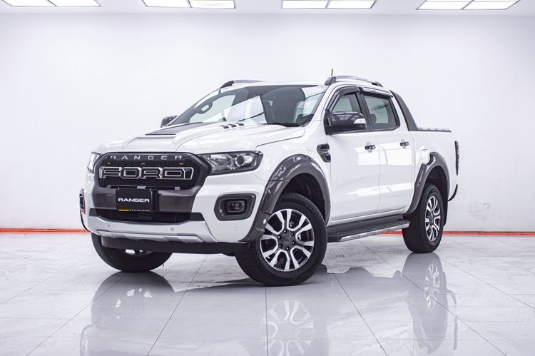 รถ Ford Ranger 2.0 Bi-Turbo Hi-Rider Wildtrak สี ขาว