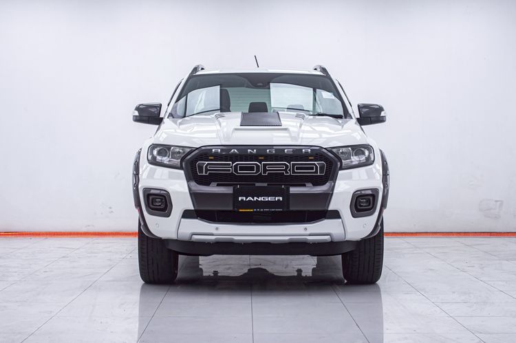 Ford Ranger 2018 2.0 Bi-Turbo Hi-Rider Wildtrak Pickup ดีเซล ไม่ติดแก๊ส เกียร์อัตโนมัติ ขาว รูปที่ 4