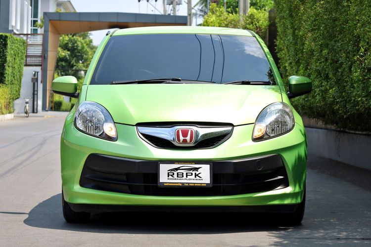 Honda Brio 2012 1.2 V Sedan เบนซิน ไม่ติดแก๊ส เกียร์อัตโนมัติ เขียว รูปที่ 3