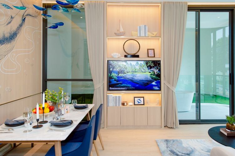 ไม่อนุญาต ตกแต่งครบ 2026 2-Bedroom Ocean View Pattaya รูปที่ 2
