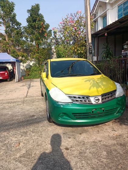 Nissan Tiida 2011 1.6 M Latio Sedan เบนซิน LPG เกียร์ธรรมดา เขียว รูปที่ 2