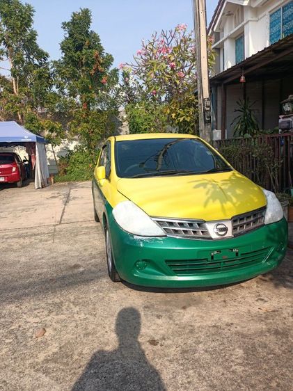 Nissan Tiida 2011 1.6 M Latio Sedan เบนซิน LPG เกียร์ธรรมดา เขียว รูปที่ 3