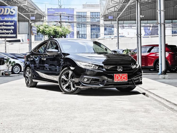 Honda Civic 2017 1.5 Turbo RS Sedan เบนซิน เกียร์อัตโนมัติ ดำ รูปที่ 4