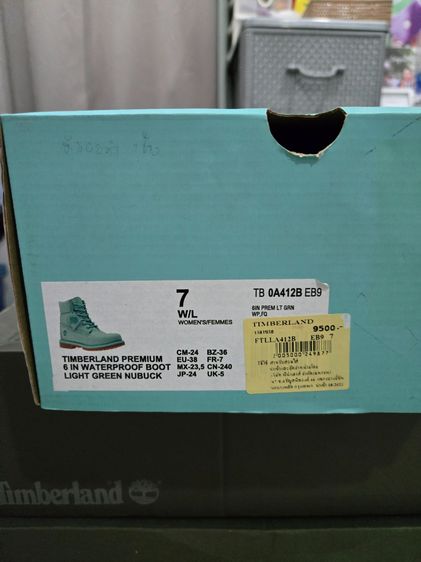 timberland ฉลองครบรอบ 50 ปี ลิมิเต็ดอิดิชั่น  สีเขียวอ่อน แท้ 💯 ไซส์ 7 สำหรับผู้หญิง (38)