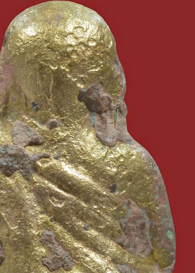 รูปหล่อหลวงพ่อเงิน พิมพ์ขี้ตา สี่ชาย เนื้อแก่ทอง เก่า รูปที่ 16