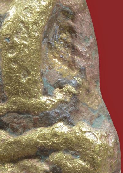 รูปหล่อหลวงพ่อเงิน พิมพ์ขี้ตา สี่ชาย เนื้อแก่ทอง เก่า รูปที่ 8