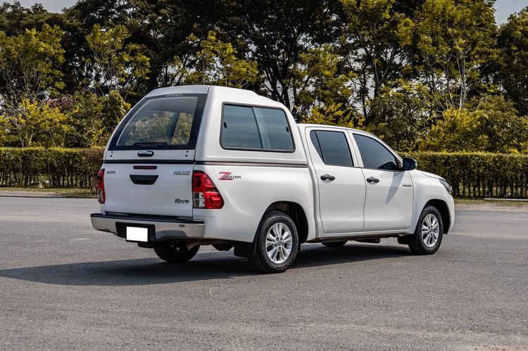 Toyota Hilux Revo 2021 Double Cab 2.4 Entry Z Edition Pickup ดีเซล ไม่ติดแก๊ส เกียร์ธรรมดา ขาว รูปที่ 3