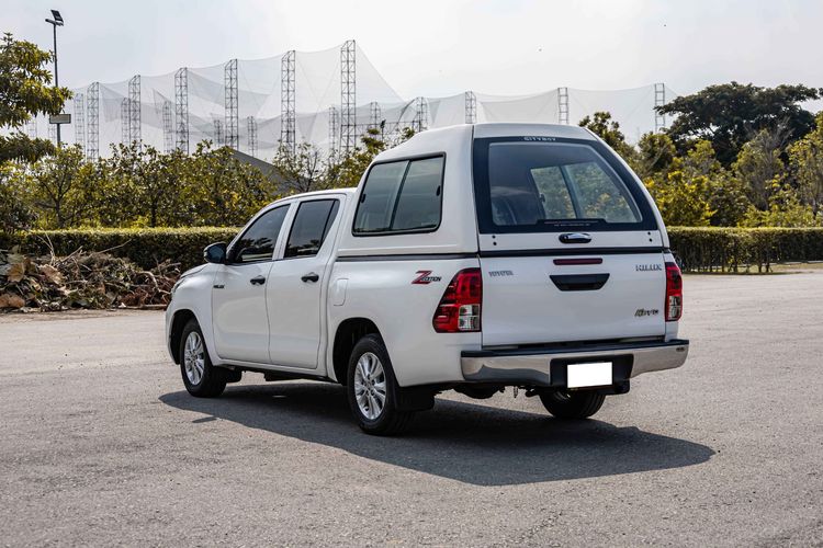Toyota Hilux Revo 2021 Double Cab 2.4 Entry Z Edition Pickup ดีเซล ไม่ติดแก๊ส เกียร์ธรรมดา ขาว รูปที่ 4
