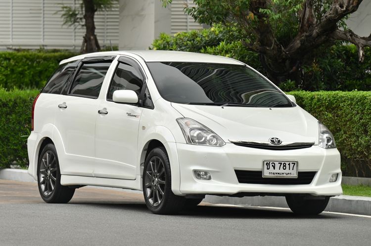 Toyota Wish 2007 2.0 Q Sport Touring II Utility-car เบนซิน ไม่ติดแก๊ส เกียร์อัตโนมัติ ขาว รูปที่ 2