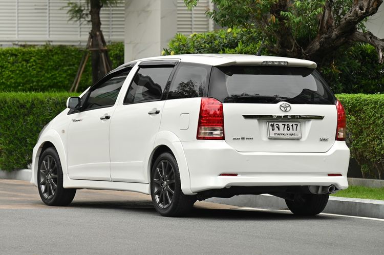 Toyota Wish 2007 2.0 Q Sport Touring II Utility-car เบนซิน ไม่ติดแก๊ส เกียร์อัตโนมัติ ขาว รูปที่ 3