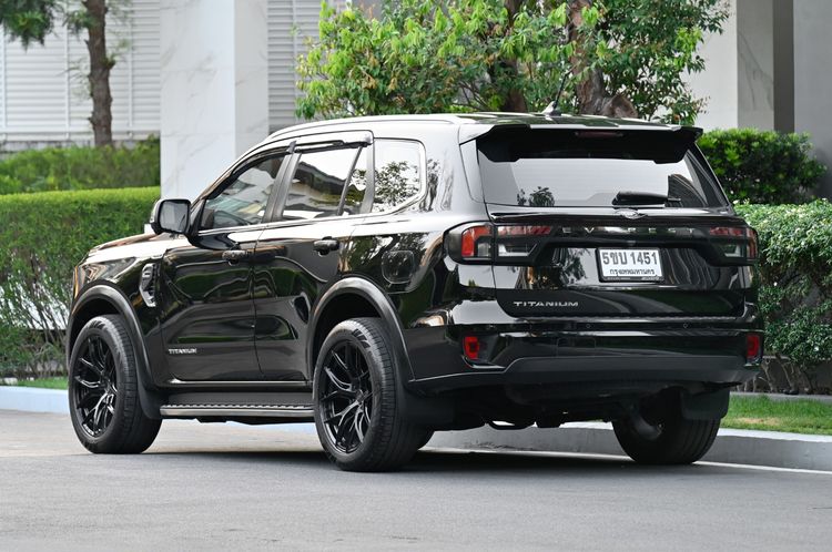 Ford Everest 2024 2.0 Bi-Turbo Titanium+ Utility-car ดีเซล ไม่ติดแก๊ส เกียร์อัตโนมัติ ดำ รูปที่ 3