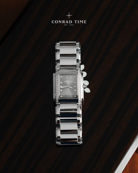 Patek Twenty-4 4910 10A-010 Gray Dial Stainless steel 2013 25 x 30 mm. Fullset  รูปที่ 4