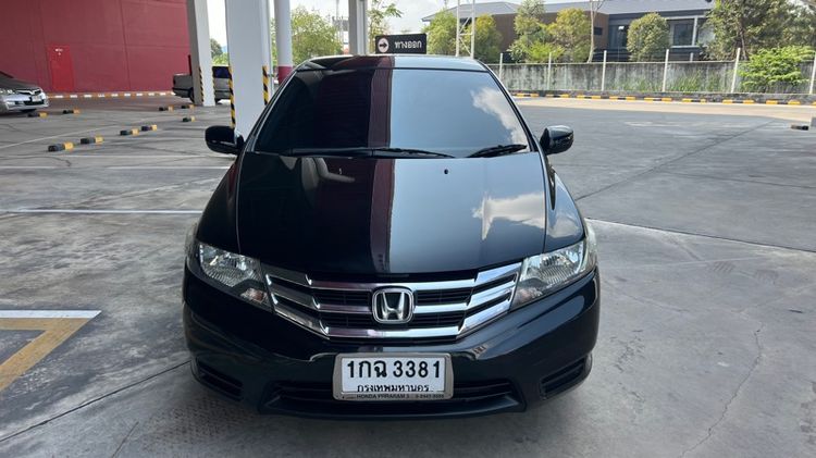 Honda City 2012 1.5 V CNG Sedan เบนซิน NGV เกียร์อัตโนมัติ ดำ รูปที่ 3