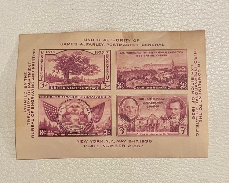 ต่างประเทศ สแตมป์ 1936