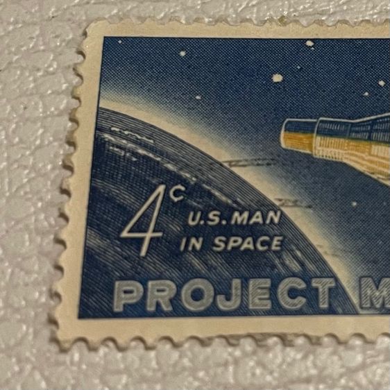 สแตมป์ Project Mercury รูปที่ 2