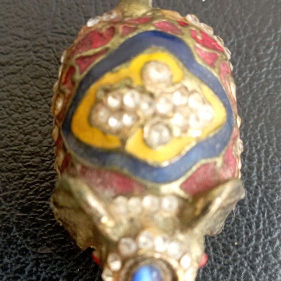 ช้างประดับจิวเวลลี่ ทองเหลืองแท้ ขนาด 1 นิ้ว  รูปที่ 9