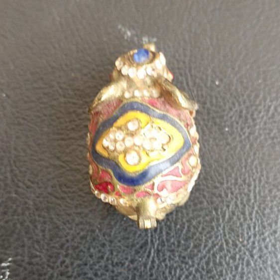 ช้างประดับจิวเวลลี่ ทองเหลืองแท้ ขนาด 1 นิ้ว  รูปที่ 4