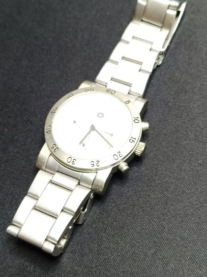 นาฬิกาข้อมือสแตนเลส Chronograph ระบบ Quartz หน้าปัด 40mm สภาพดี รูปที่ 3