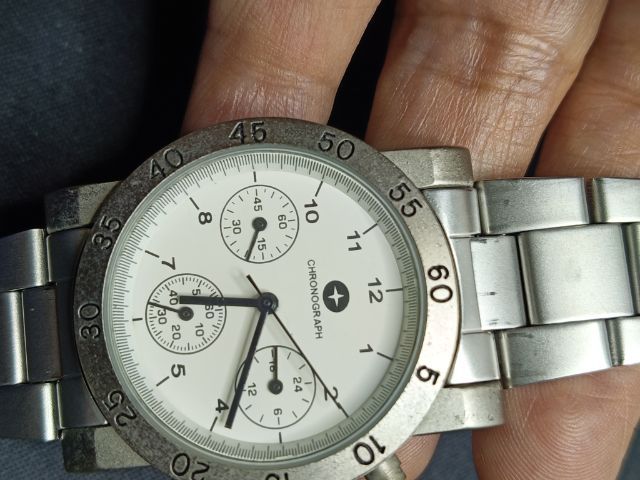 นาฬิกาข้อมือสแตนเลส Chronograph ระบบ Quartz หน้าปัด 40mm สภาพดี รูปที่ 10