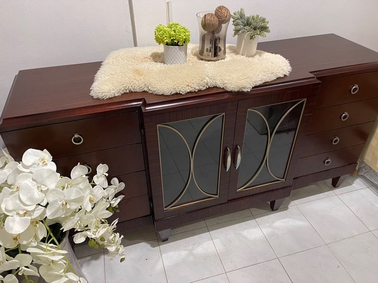 ตู้ไซด์บอร์ด (Sideboard) แบรนด์นำเข้า  สภาพใหม่สวย(งานบ้านตัวอย่าง)ขนาด 180x50x70 cm รูปที่ 3