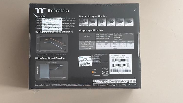 เพาวเวอร์ซัพพลาย ถูกกว่าตลาด TOUGHPOWER GT 1200W รูปที่ 2