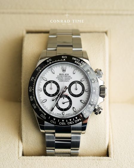 Rolex Daytona 116500LN White Panda Dial Oyster Steel 2021 40mm. Fullset 